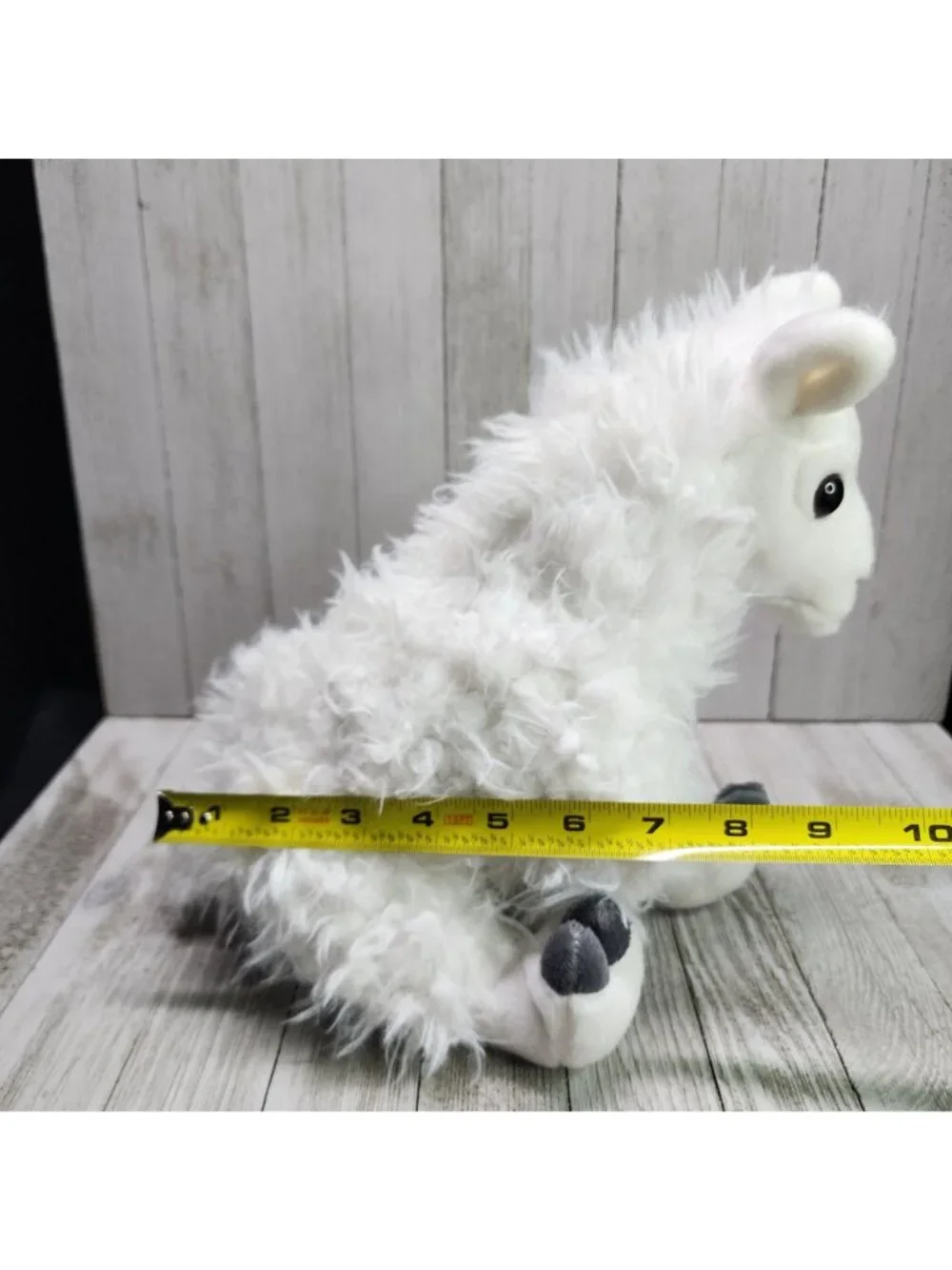 Wild Republic Sitting Llama Plush White Stuffed Animal Soft Toy 9'' Tall